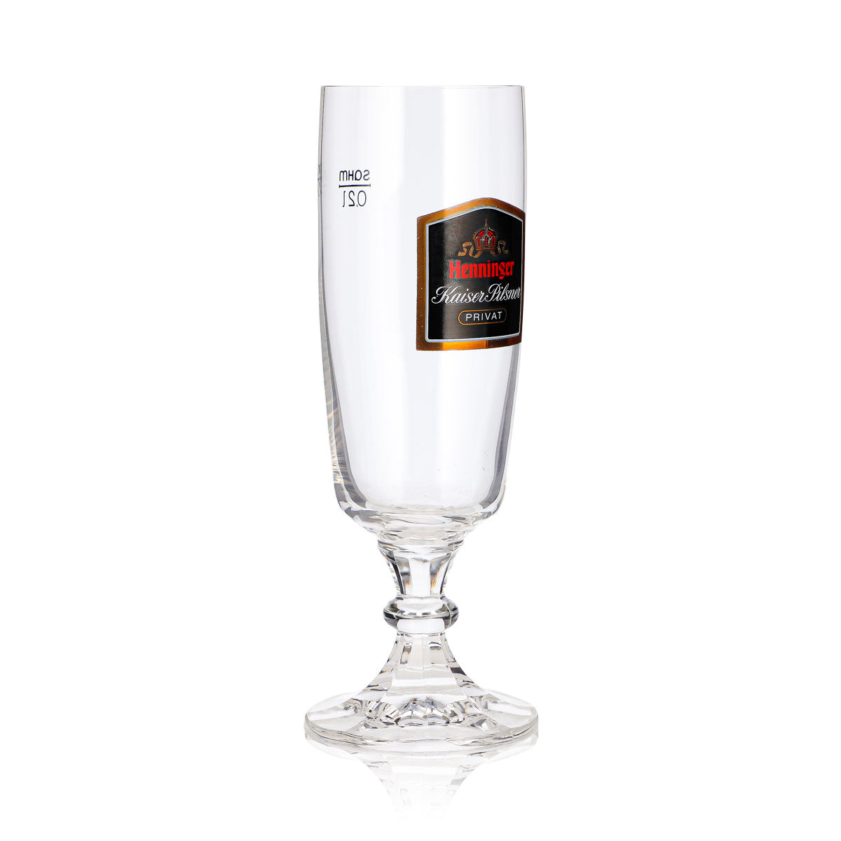 6 bicchieri da birra Henninger da 0,2 l, modello "Kaiser Pilsner 'Privat' Sahm" (set da 6) – Vista 4