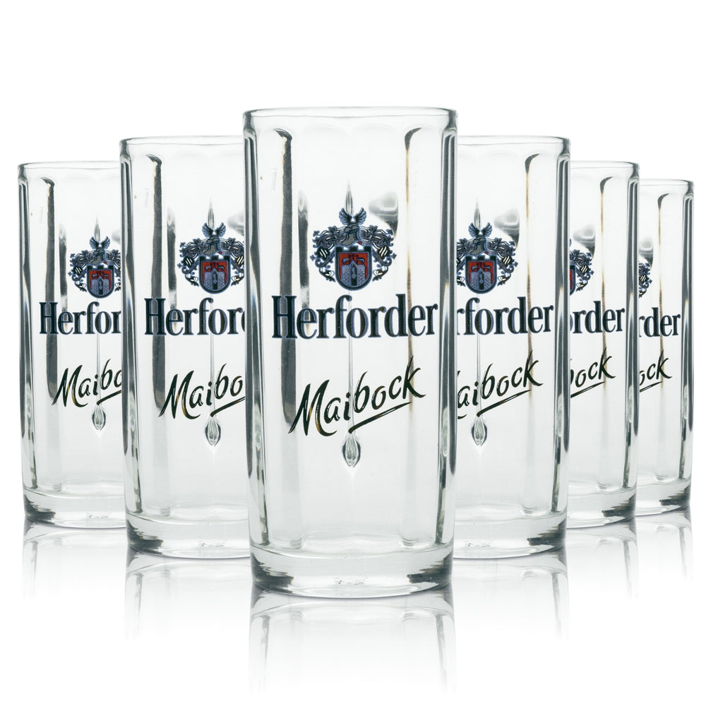 6 bicchieri da birra Herforder Maibock 0,2 l Sahm