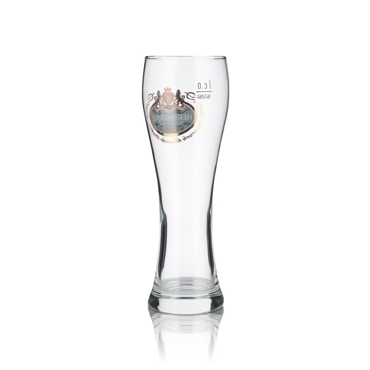 6 bicchieri Herrbräu da 0,3 l Set di bicchieri da birra bianca Hefeweizen Birrificio Schwarzwald – Vista 3