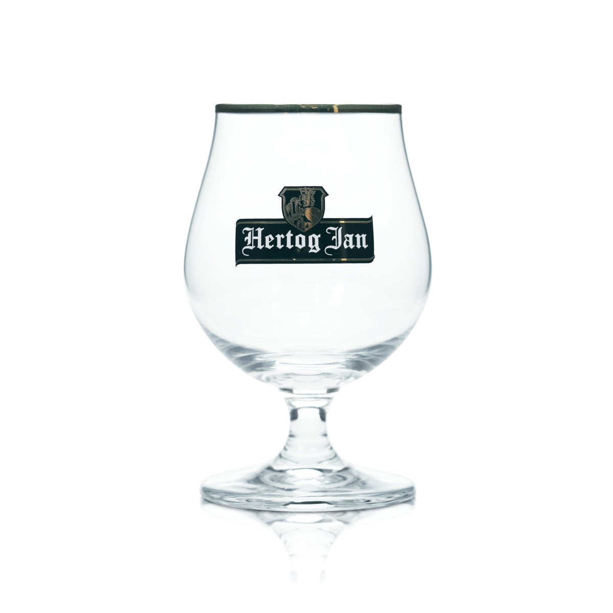 6 bicchieri da birra Hertog Jan 0,25 l, forma tulipano, bordo dorato, bicchieri da bar e ristorante, artigianali – Vista 2