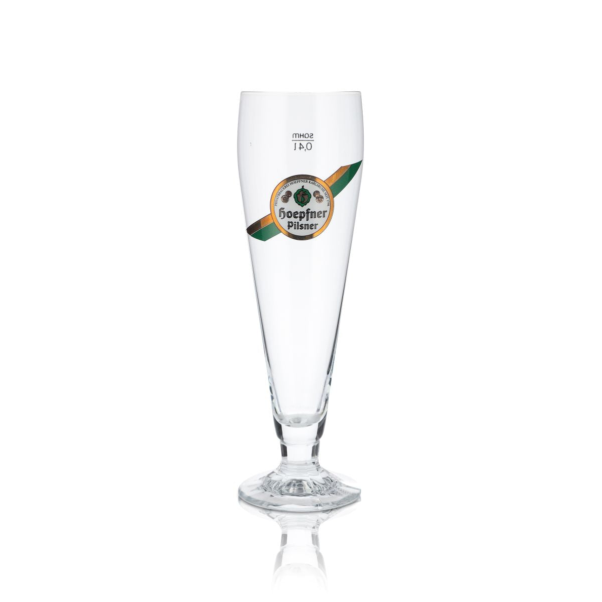 6 bicchieri Hoepfner 0,4 l a forma di coppa Pilsner Tulipano Set di bicchieri da birra Birrificio Karlsruhe – Vista 2