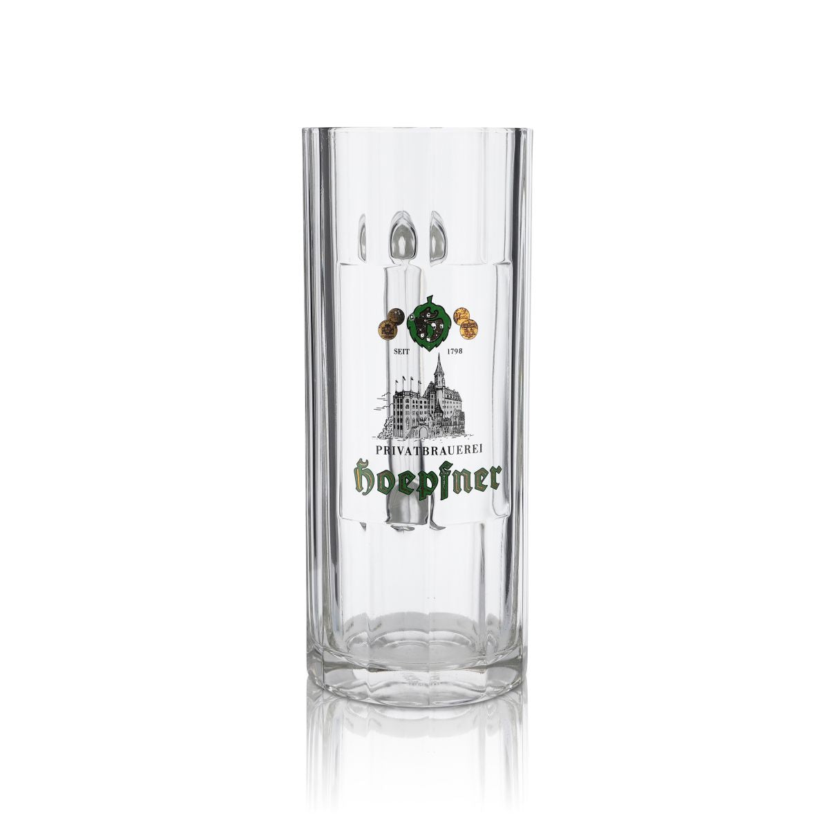 6 bicchieri da birra Hoepfner 0,5 l Set di boccali Seidel Birrificio Karlsruhe – Vista 2