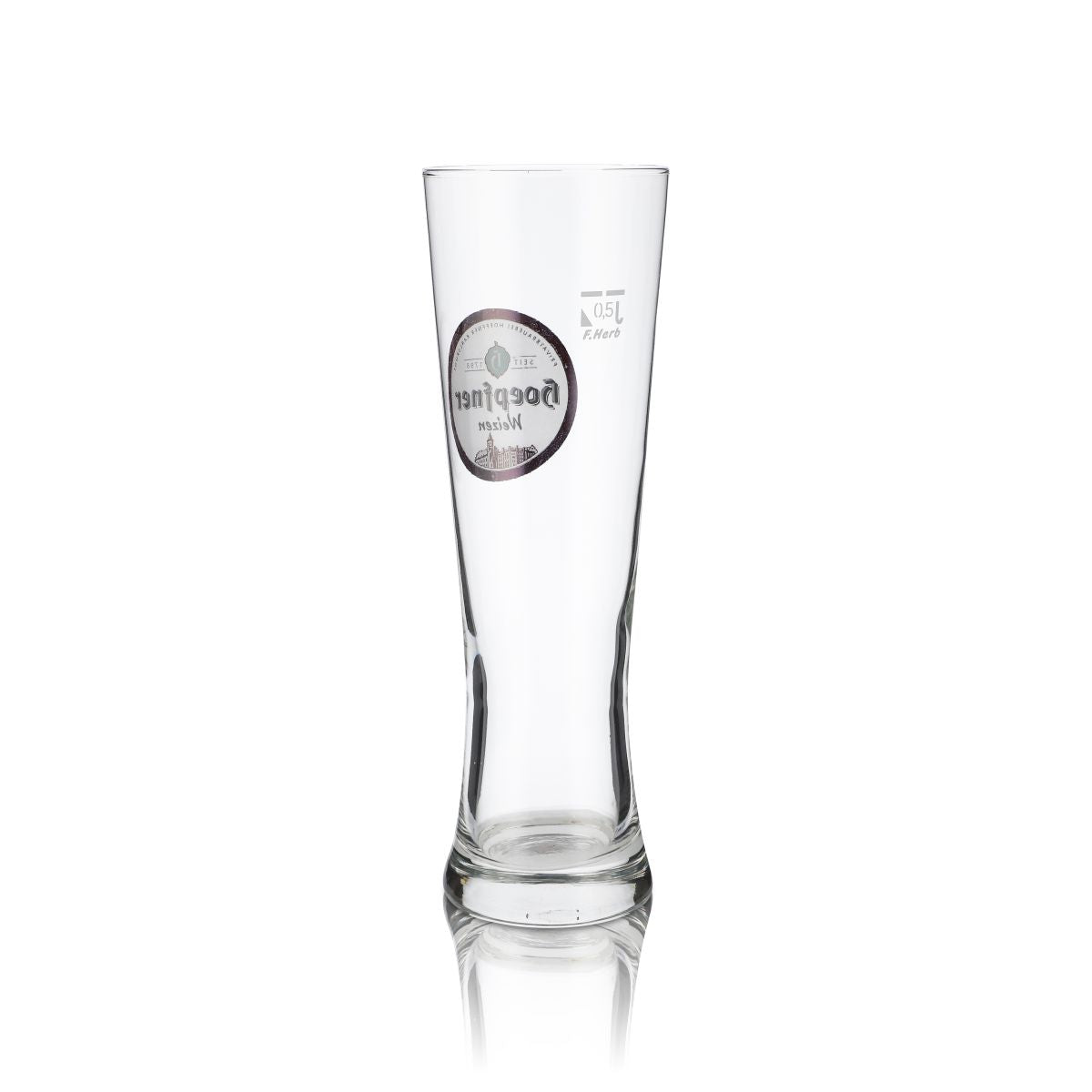 6 bicchieri Hoepfner da 0,5 l per birra bianca Set di bicchieri Hefeweizen Kralsruhe Brauerei – Vista 3