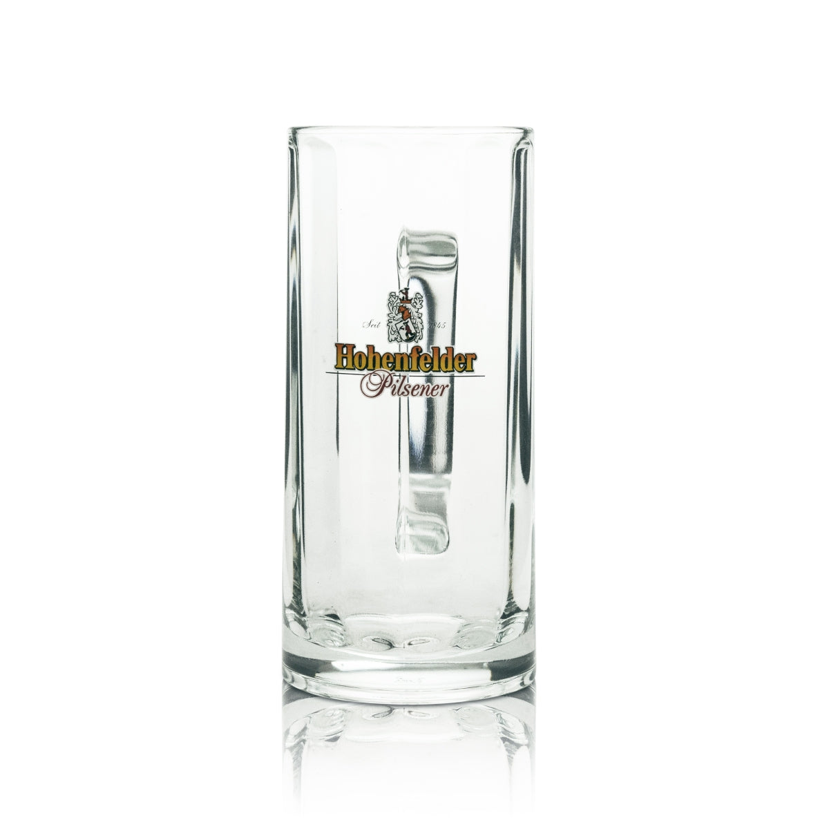 6 bicchieri da birra Hohenfelder con logo Pilsener arancione 0,5 l – Vista 2