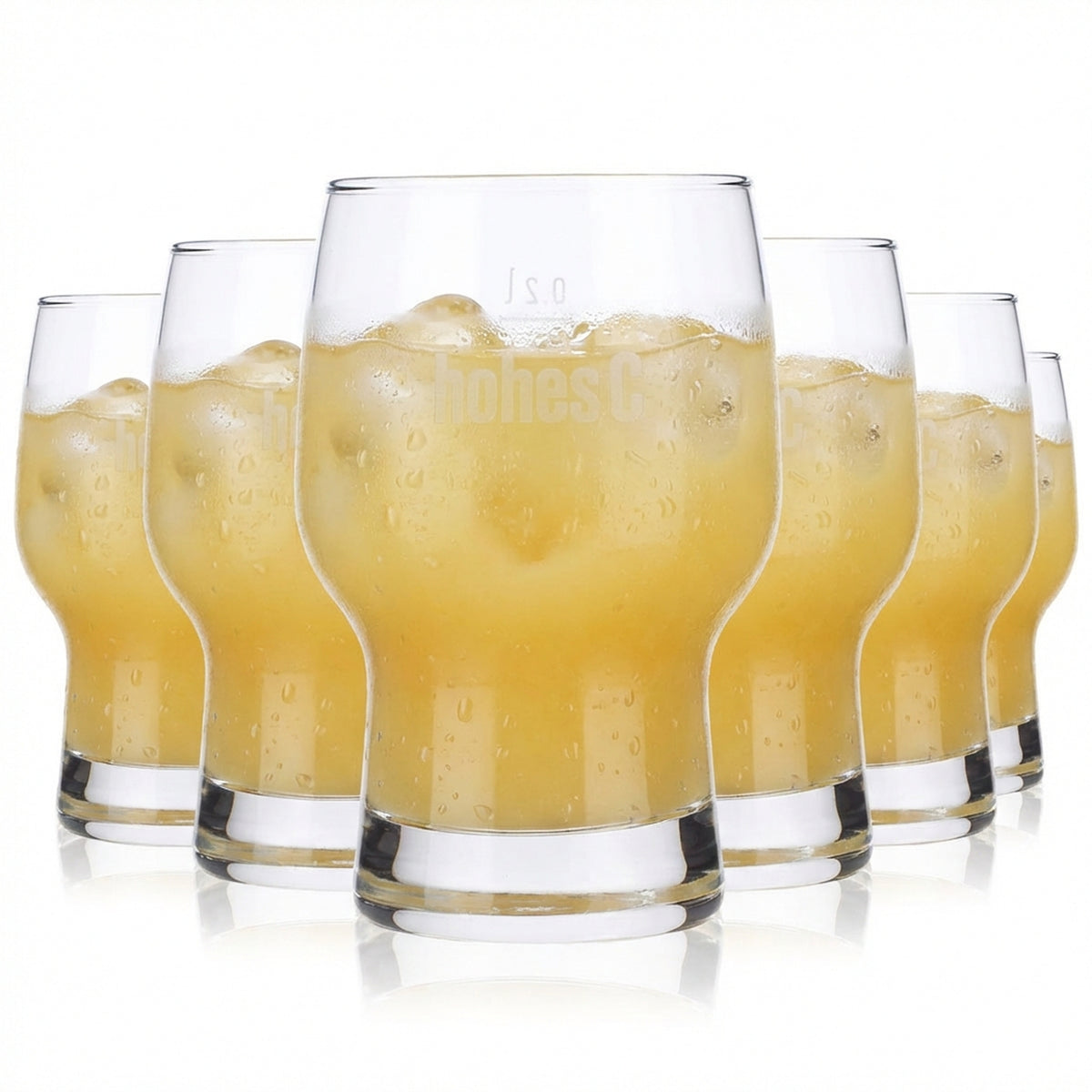 6 bicchieri da succo alti C Bicchieri da succo Bicchieri da limonata 0,2 l Tazza Rastal