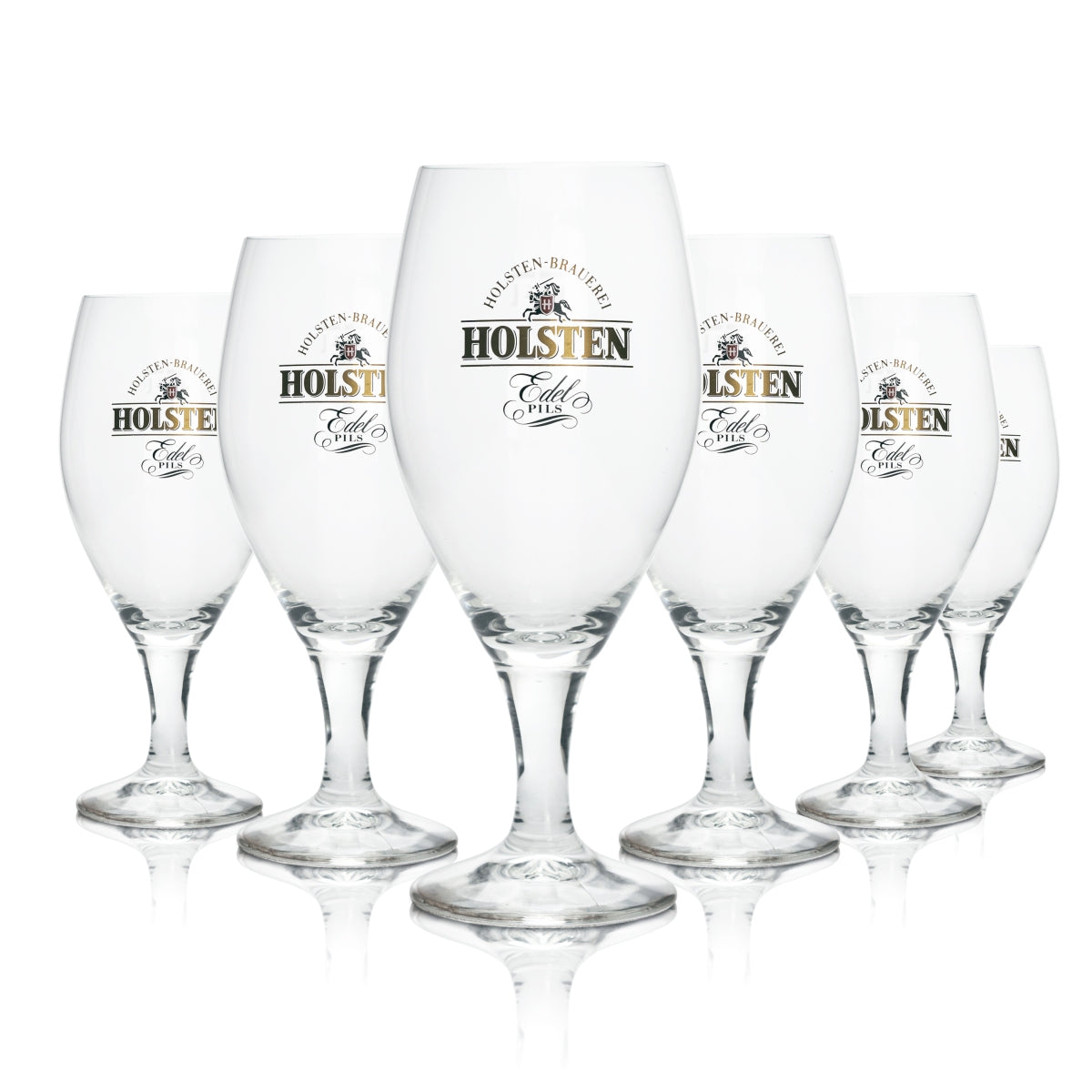 6 bicchieri da birra Holsten da 0,4 l "Edles Pils" RC