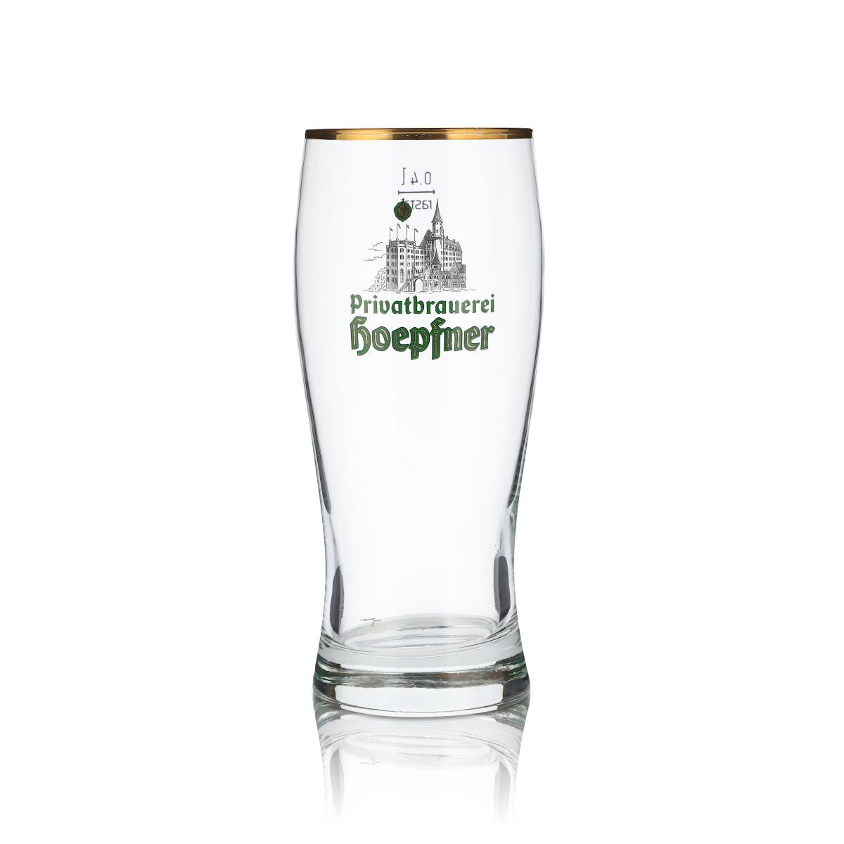 6 bicchieri da birra Höpfner 0,4 l Set di bicchieri Willi Birrificio Karlsruhe Gastro – Vista 2