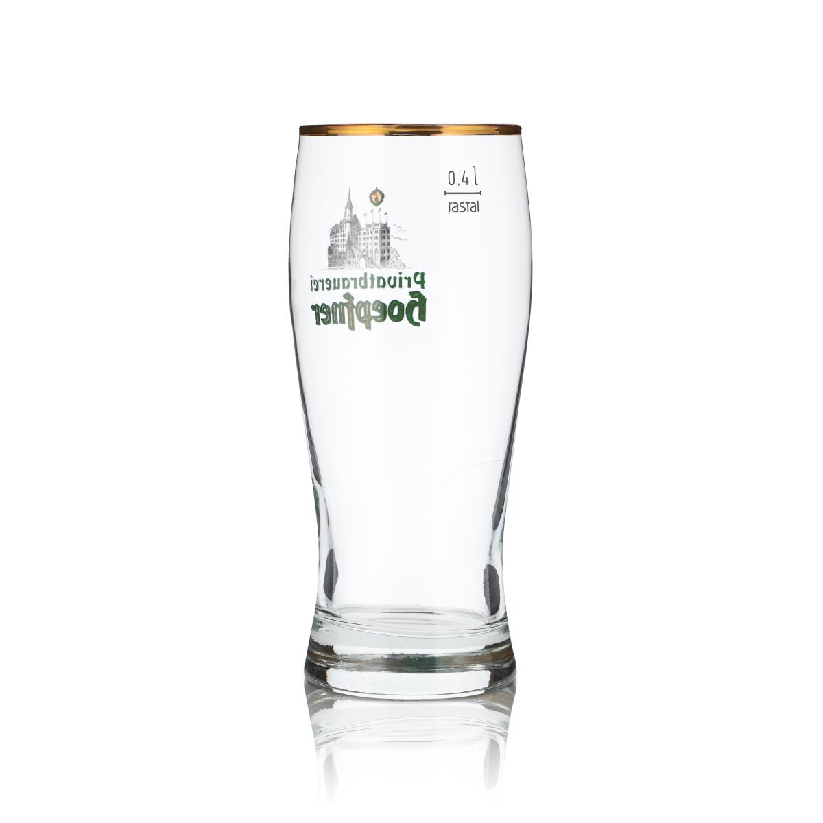 6 bicchieri da birra Höpfner 0,4 l Set di bicchieri Willi Birrificio Karlsruhe Gastro – Vista 3