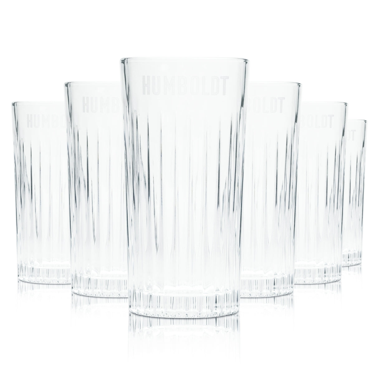 6 bicchieri da gin Humboldt 0,36 l per cocktail long drink, forma sagomata, per uso gastronomico, Kbar Tonic