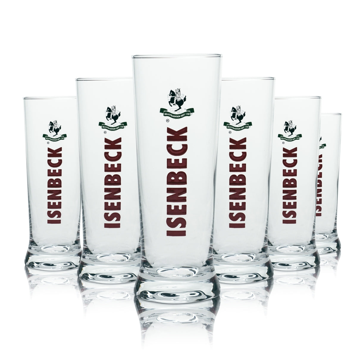 6 bicchieri da birra Isenbeck 0,2 l, bicchieri scenografici Star Cup Tulip, birrificio Beer