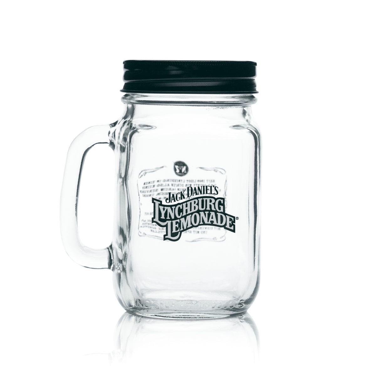 6 bicchieri Jack Daniels 0,48 l brocca Jug Jar Lynchburg con coperchio e manico Bicchieri Lemonade – Vista 2