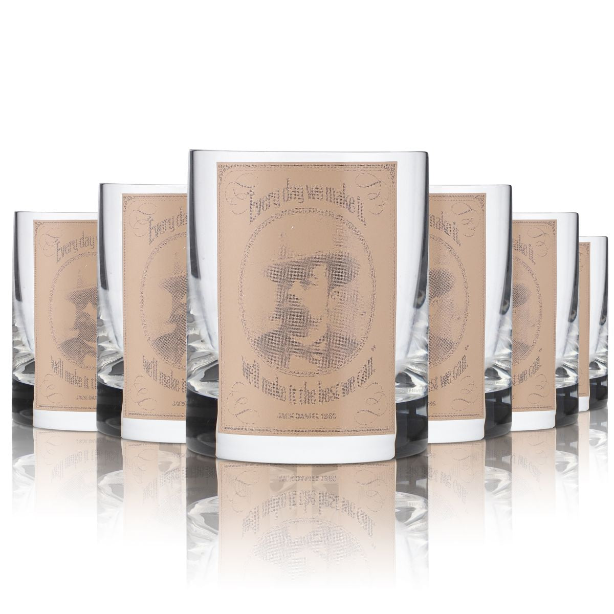 6 bicchieri Jack Daniels 80 ml bicchieri tumbler per whisky set bicchieri da liquore American USA