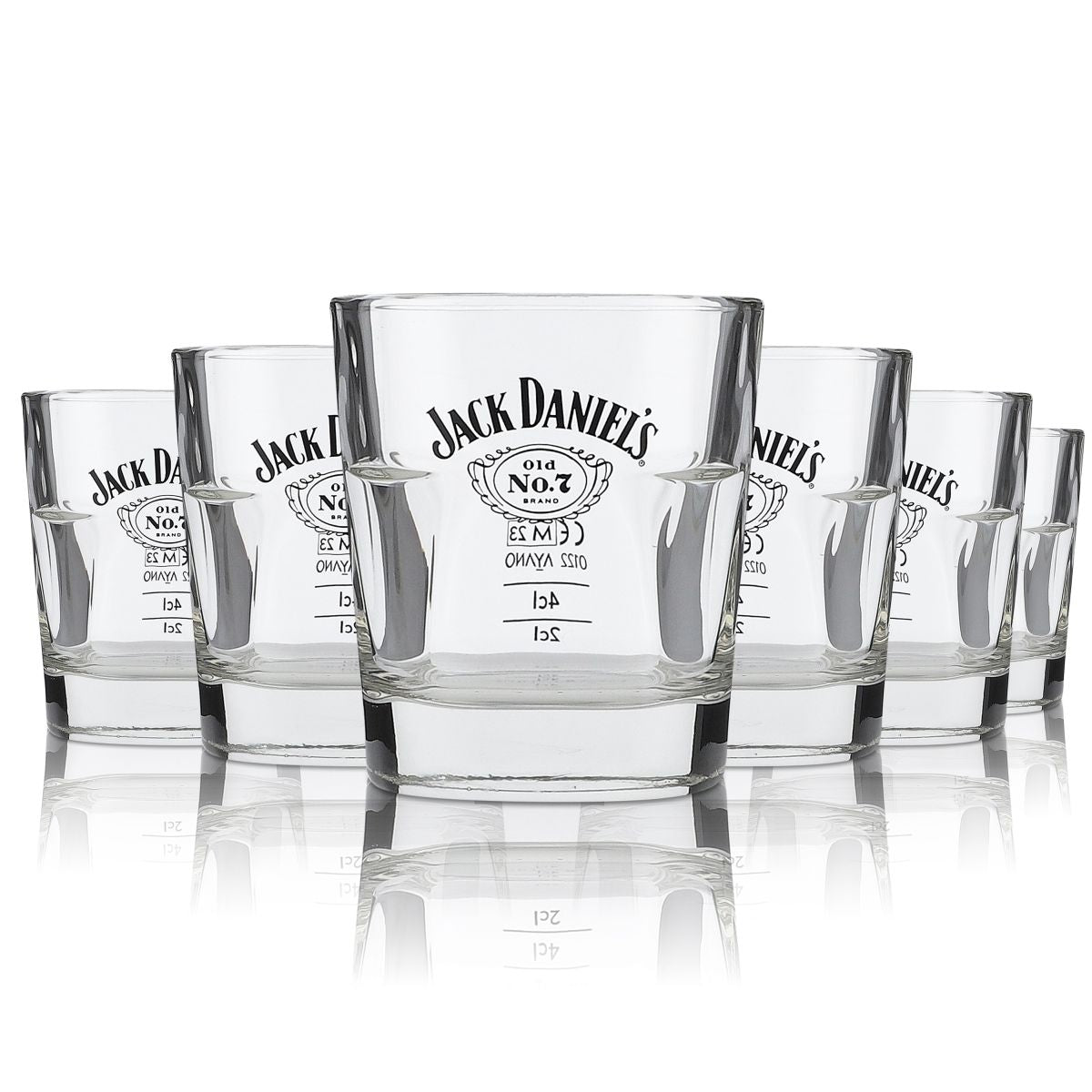 6 bicchieri tumbler Jack Daniels Whiskey 0,2 l Old No. 7 Longdrink Gastro Bar – Vista 4
