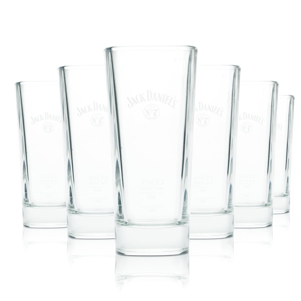 6 bicchieri da whisky Jack Daniels 0,35 l bicchieri da cocktail long drink n. 7 Bourbon