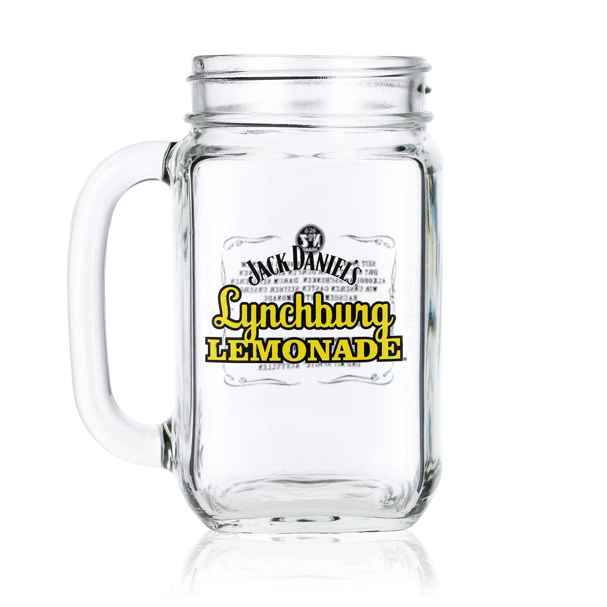 6 bicchieri da whisky Jack Daniels 0,48 l Krug Lynchburg giallo SENZA coperchio – Vista 2