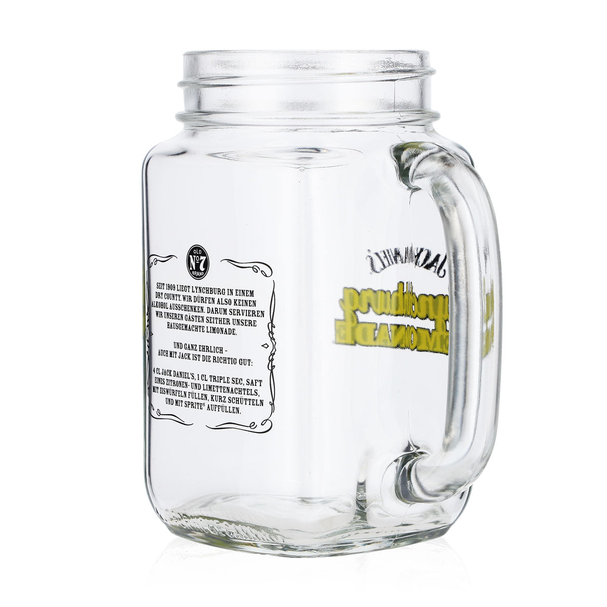 6 bicchieri da whisky Jack Daniels 0,48 l Krug Lynchburg giallo SENZA coperchio – Vista 4