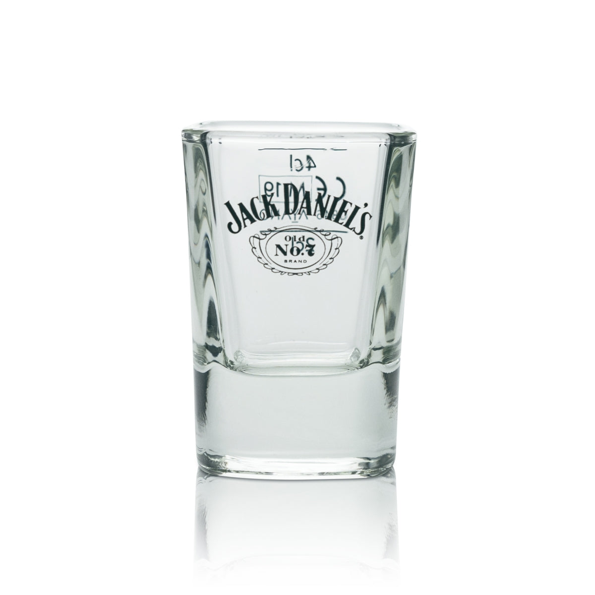 6 bicchieri da whisky Jack Daniels Stamper Short Shot quadrati 4 cl – Vista 2