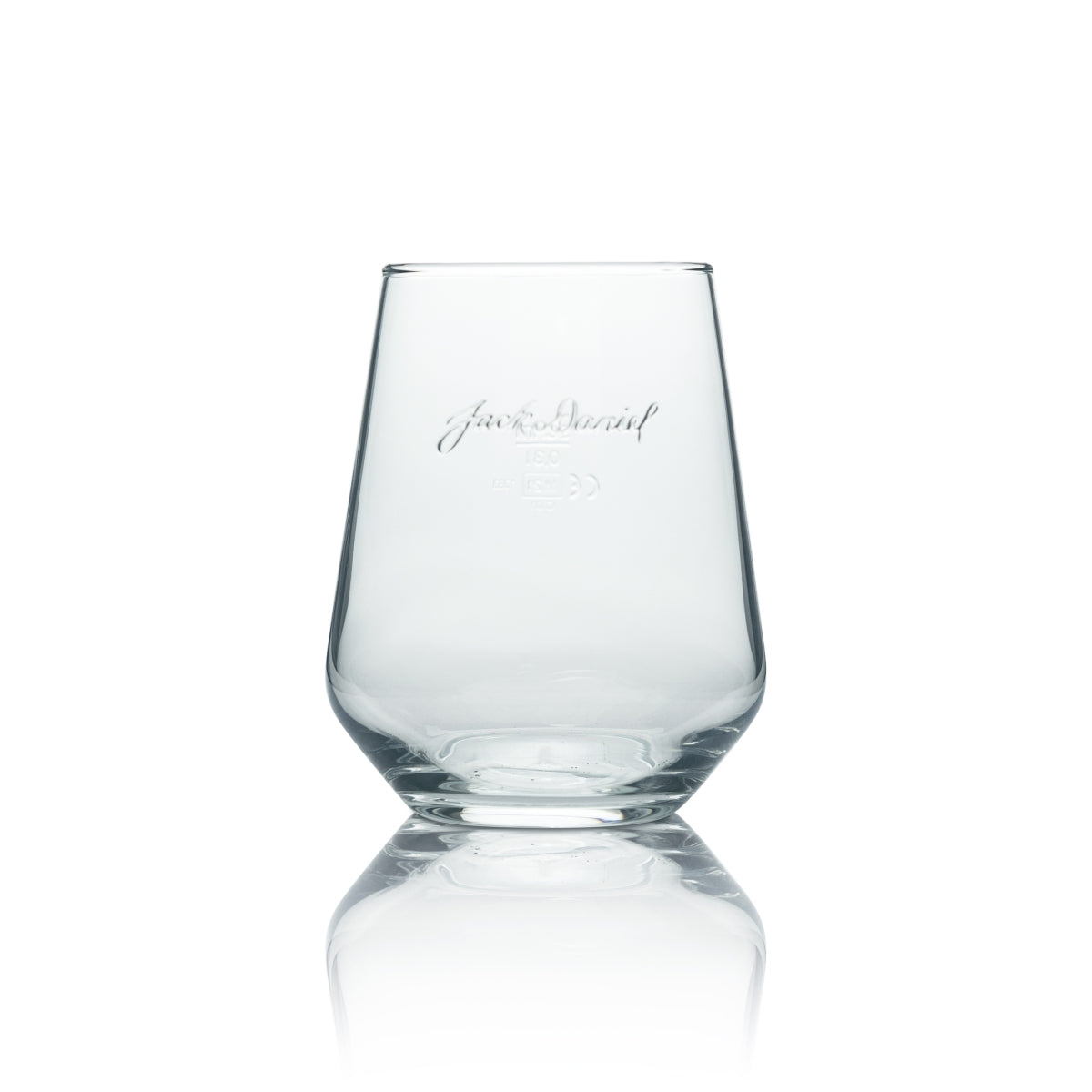 6 bicchieri tumbler Jack Daniels Whiskey con logo in rilievo – Vista 2