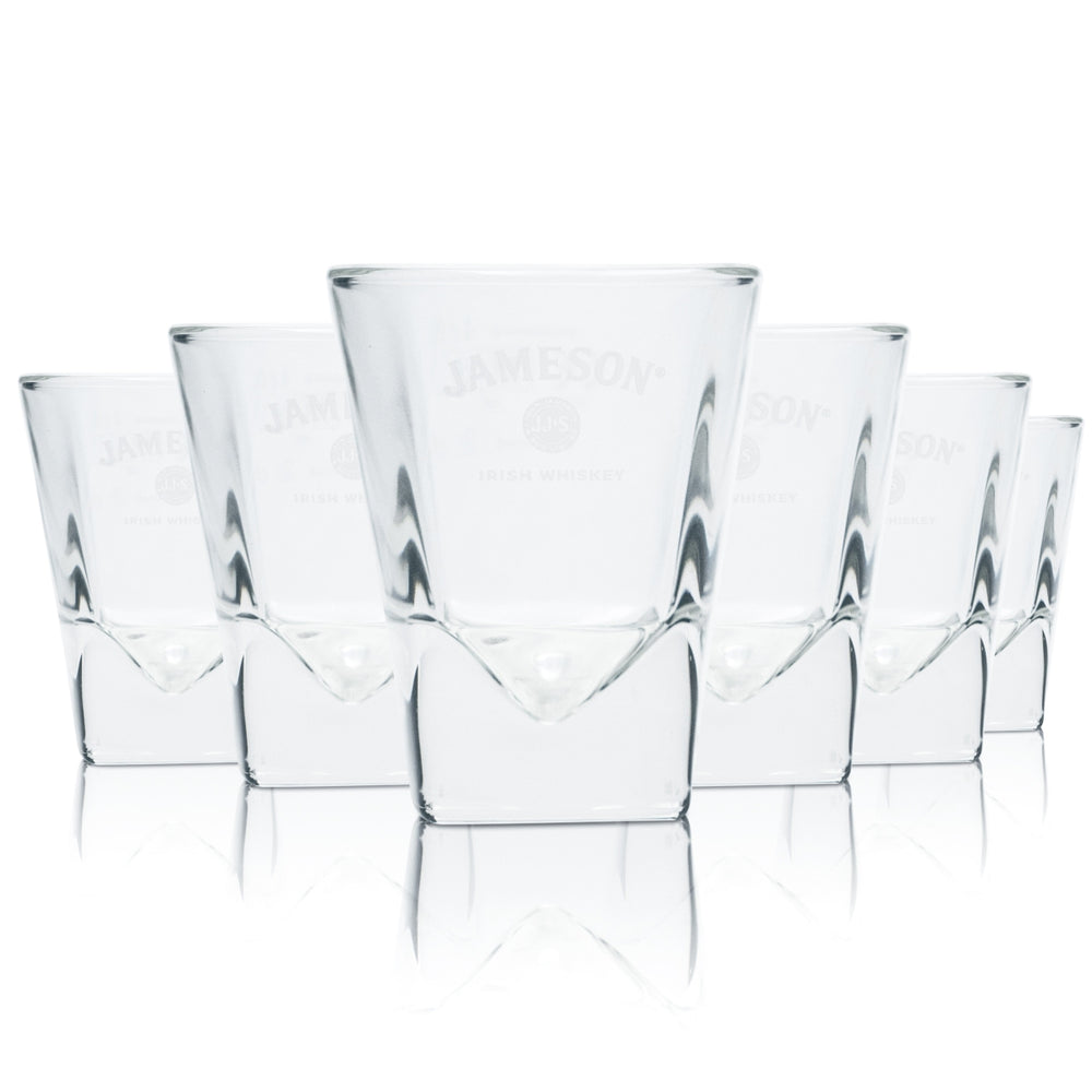 6 bicchierini Jameson 4 cl Bicchierini da whisky "Prism" Calibrati Gastro Bar