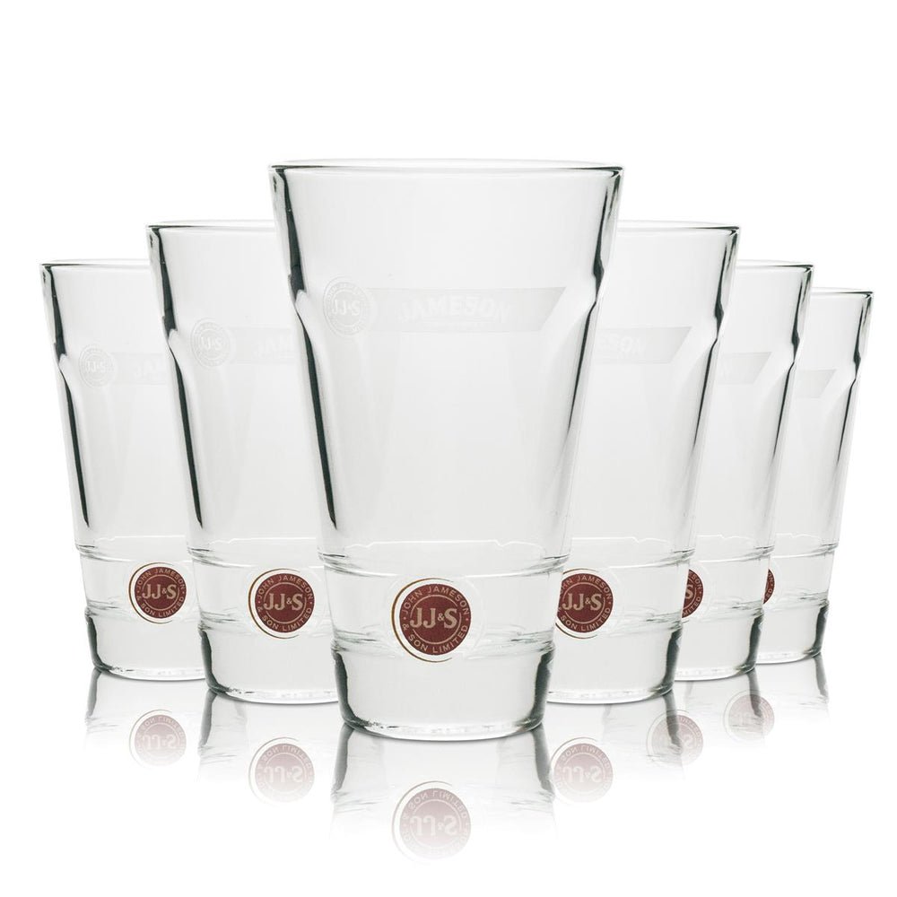 6 bicchieri da whisky Jameson Longdrink 32 cl impilabili