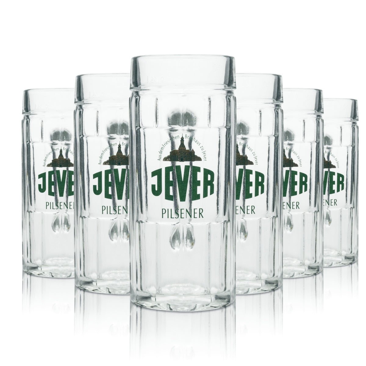 6 bicchieri da birra Jever Pilsener 0,25 l rastal