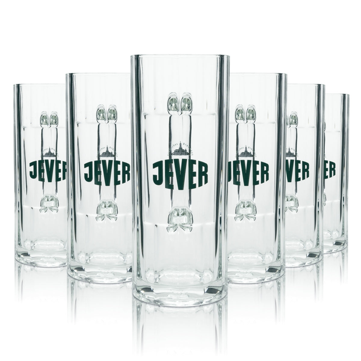 6 bicchieri birra Jever 0,5l boccale Wallenstein Seidel rastal nuovo