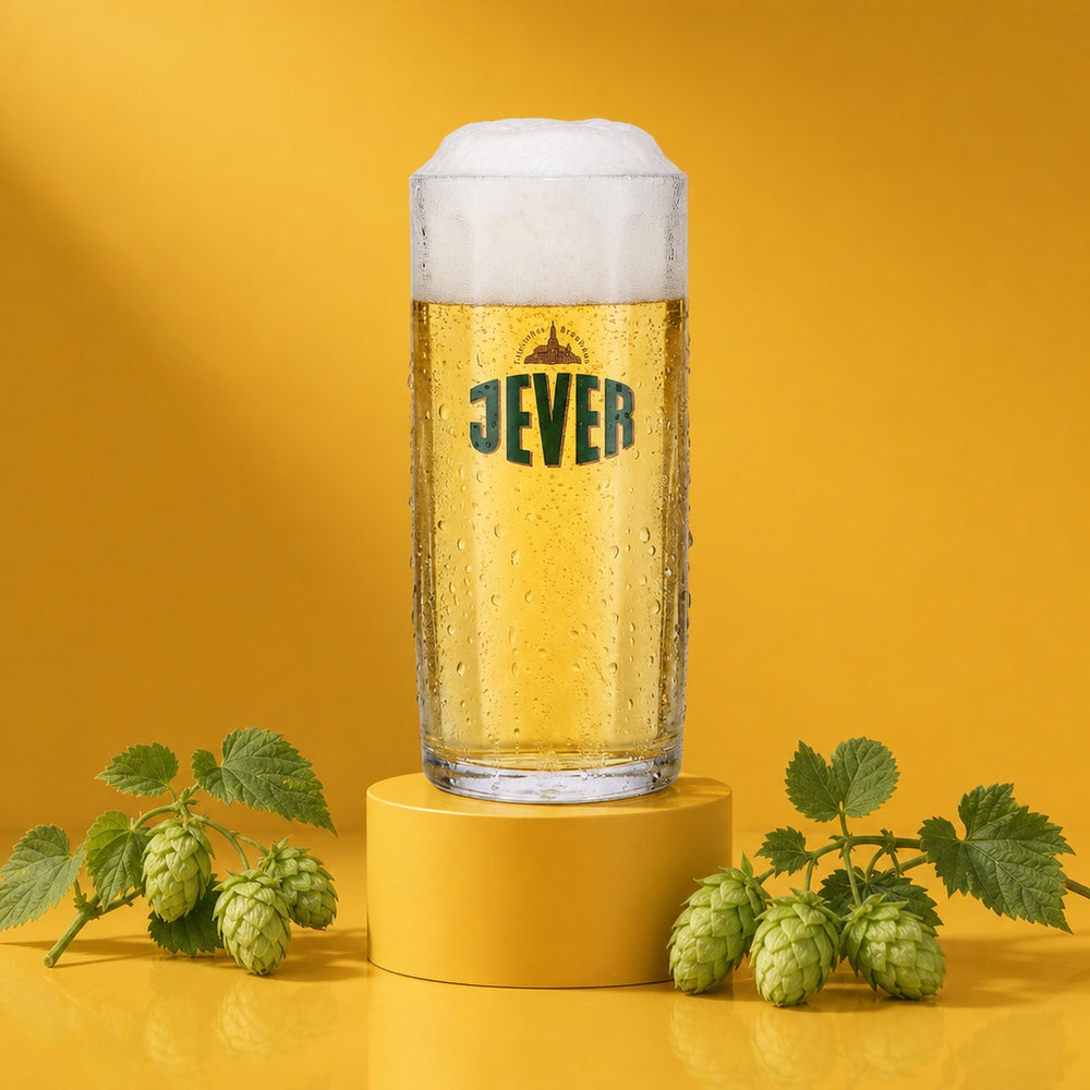 6 bicchieri Jever da 0,4 l per birra Pils, set di boccali Humpen Seidel, birrificio frisone