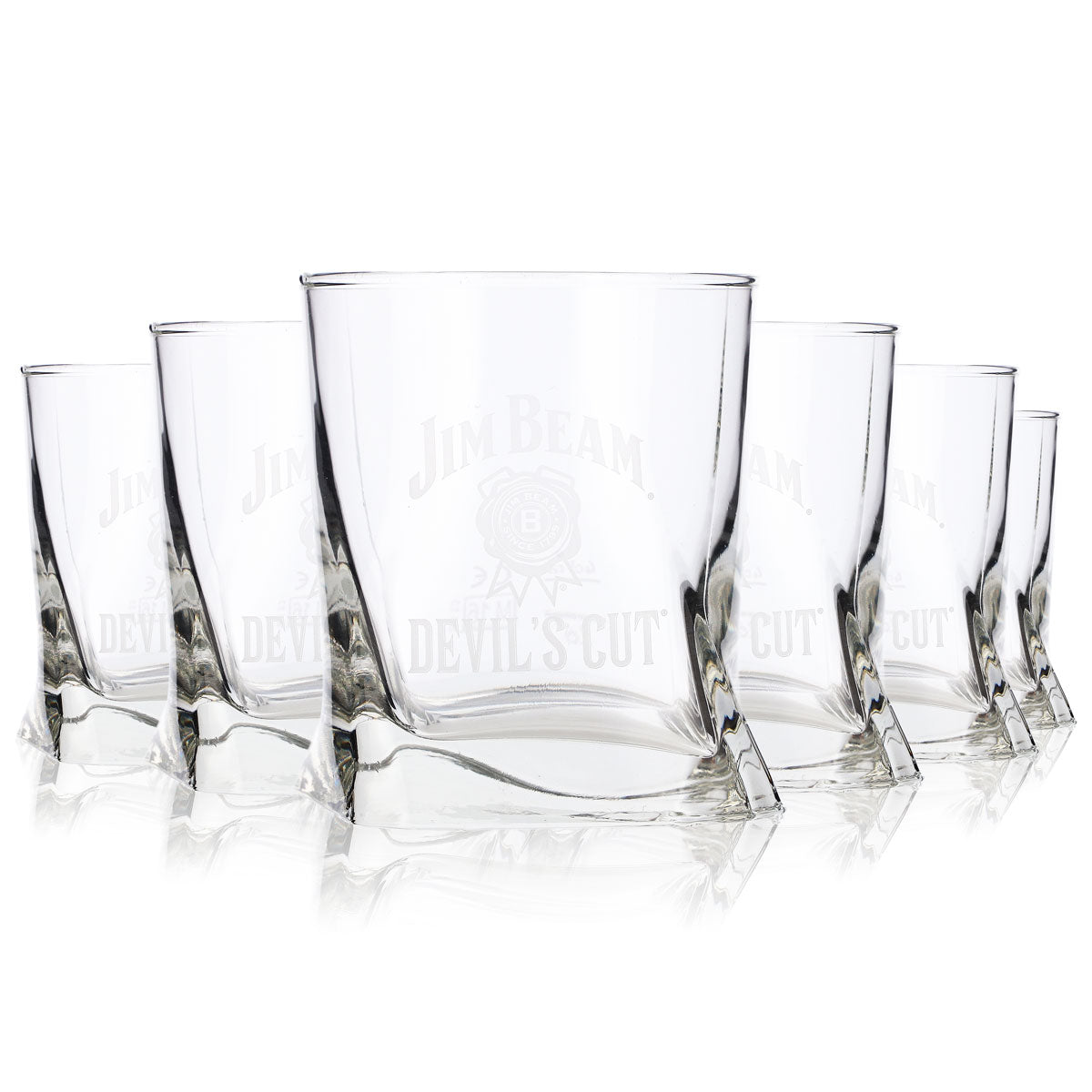 6 bicchieri da whisky Jim Beam 0,27 l tumbler "Devils Cut" – Vista 6