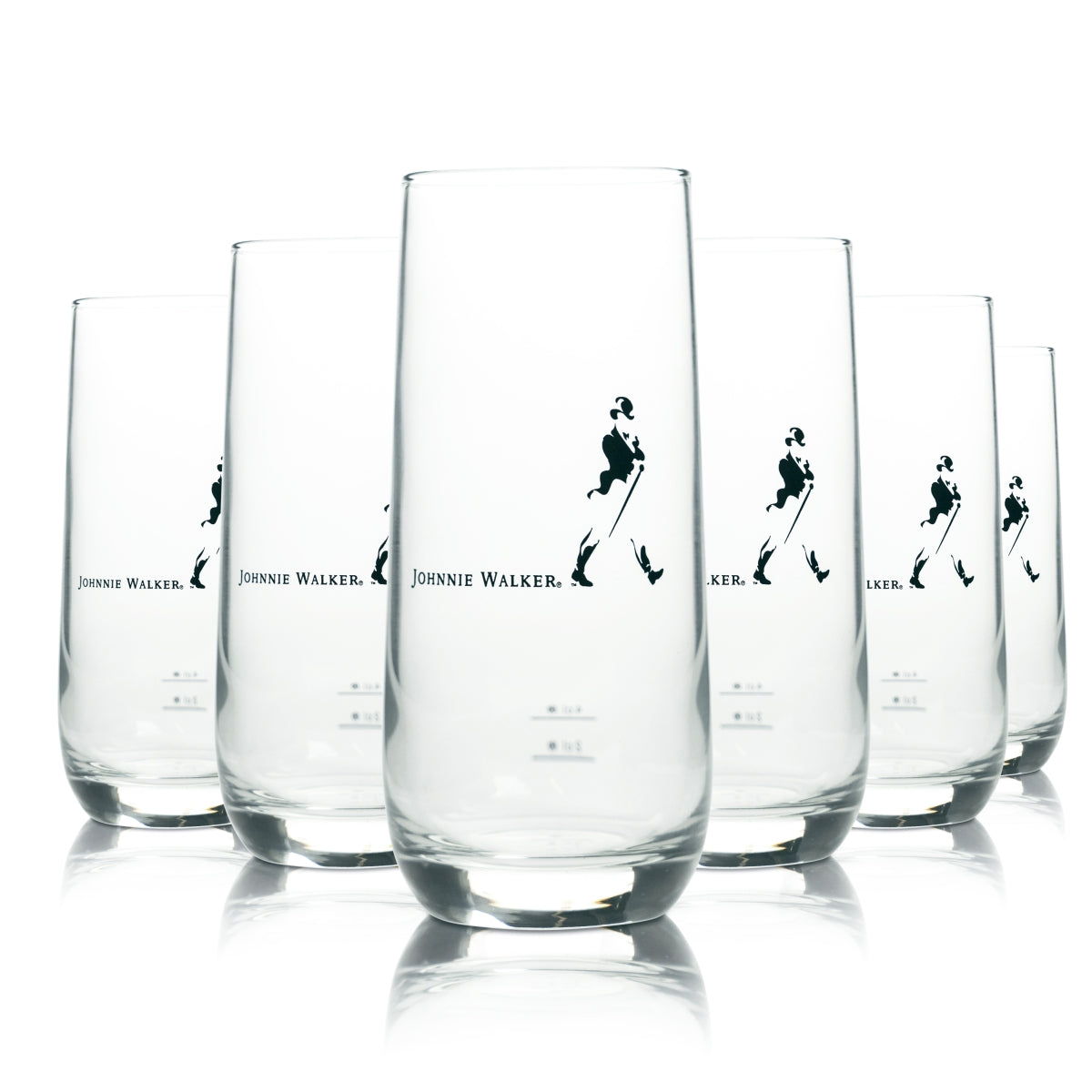 6 bicchieri da whisky Johnnie Walker 0,3 l bicchieri long drink highball cocktail retrò