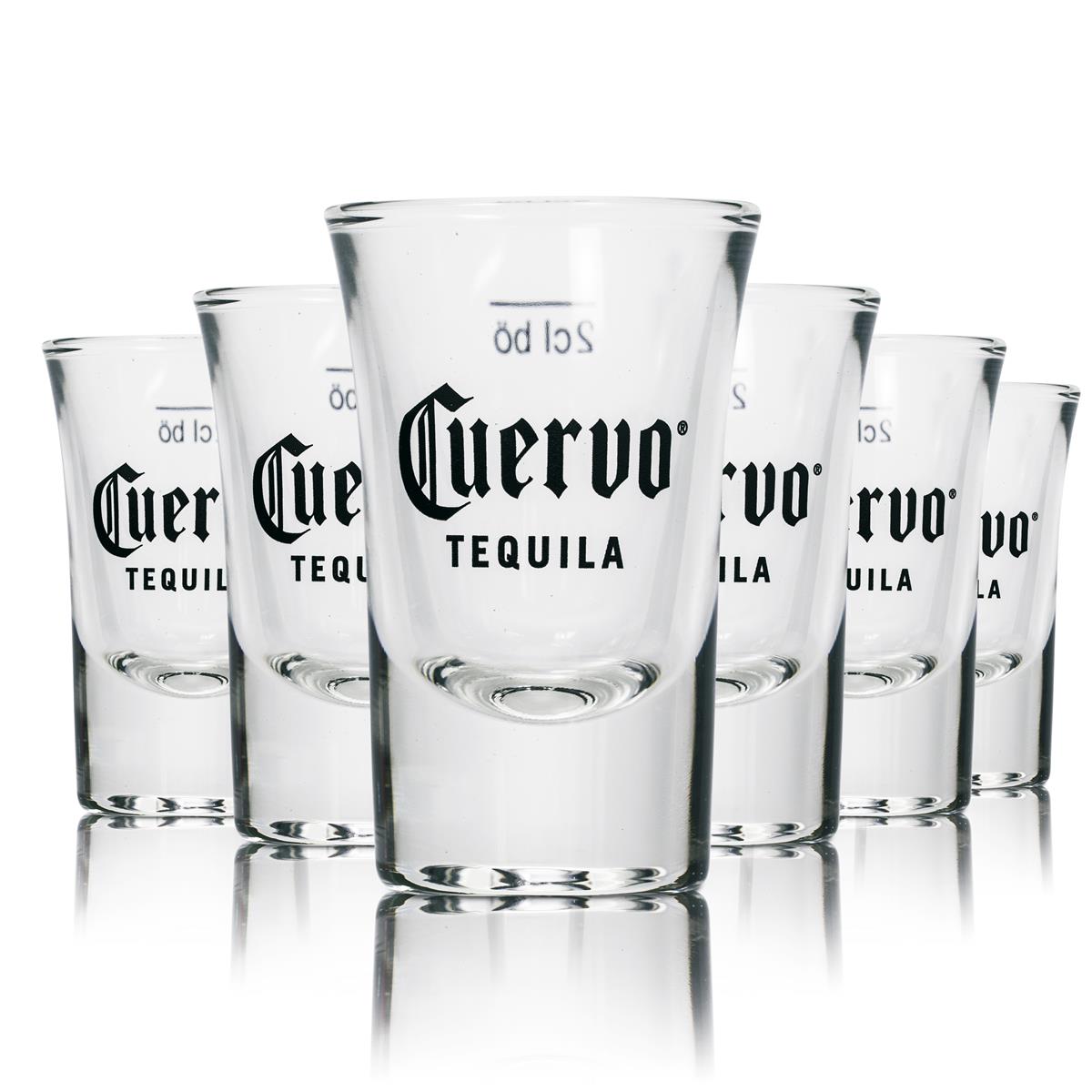 6 bicchierini da tequila Jose Cuervo 2 cl