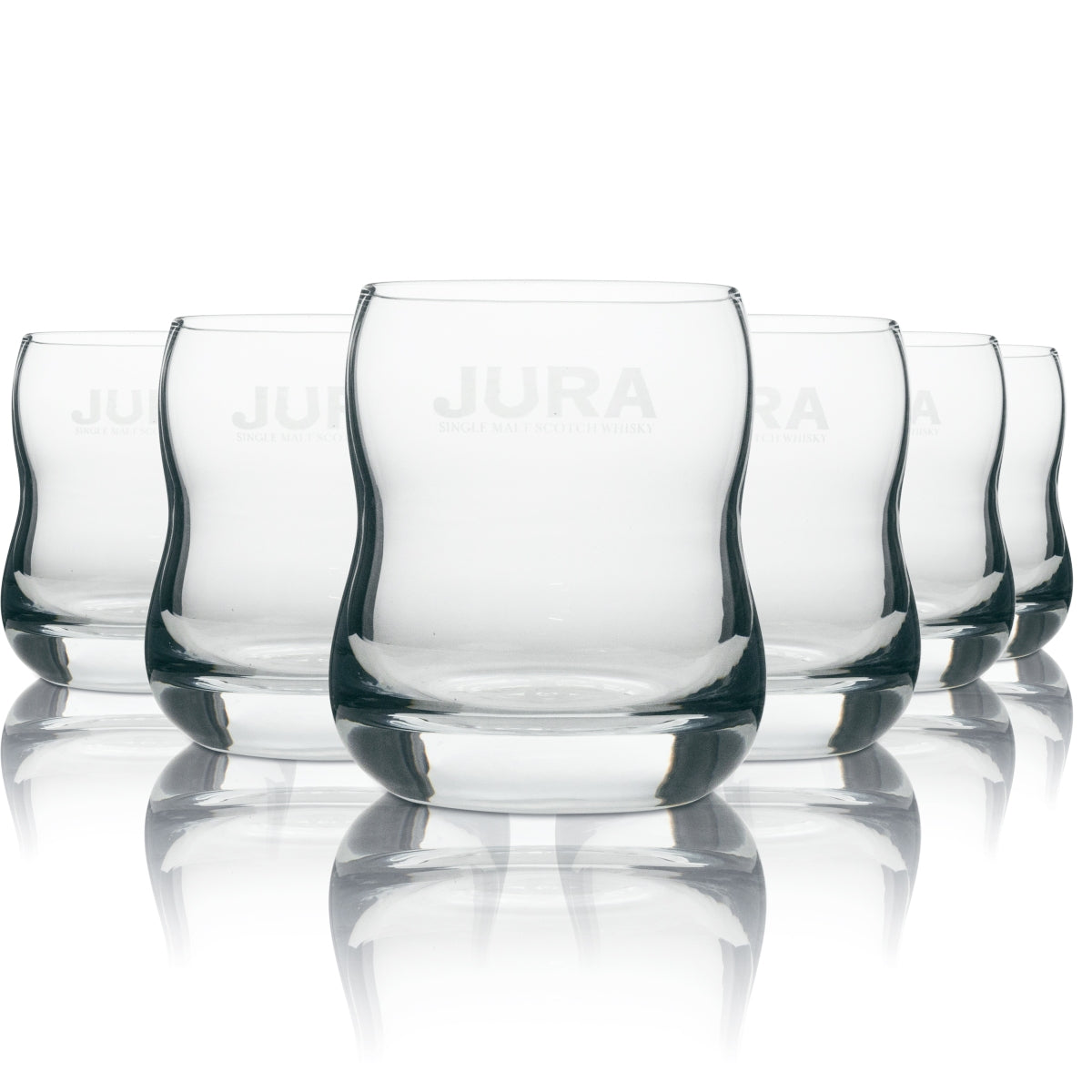 6 bicchieri tumbler Jura Whisky con fondo spesso