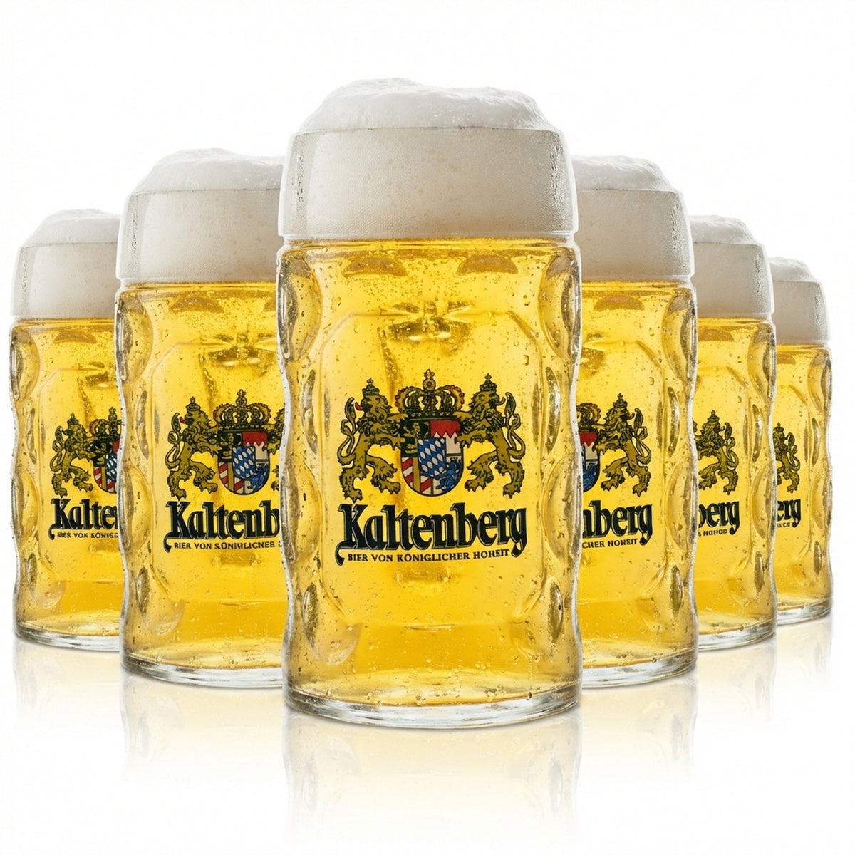 6 bicchieri da birra Kaltenberg 0,5 l Isar Seidel Krug