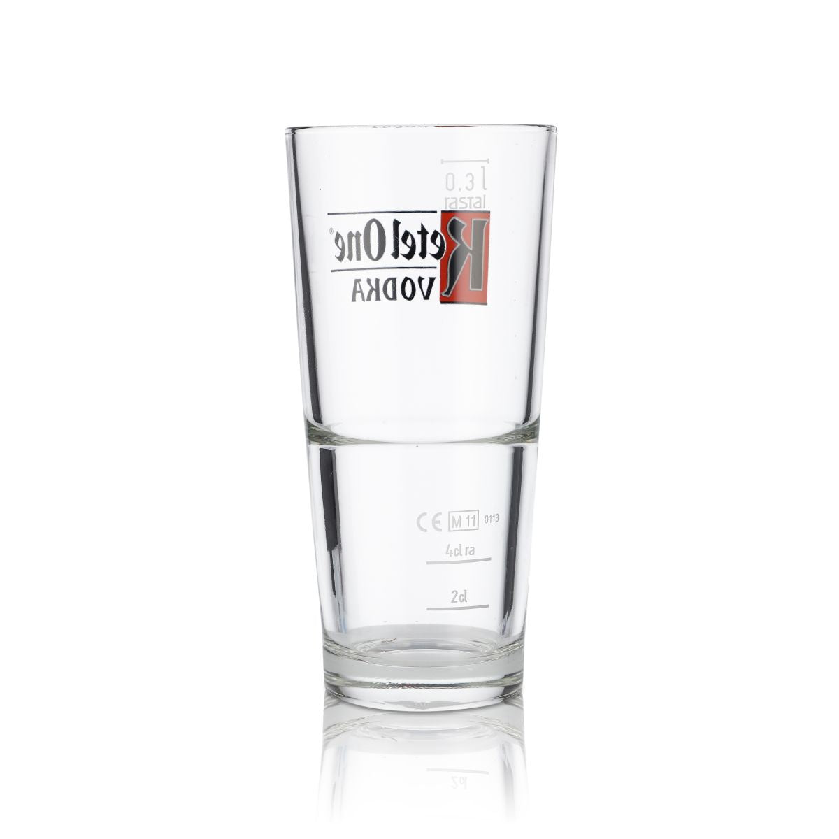 6 bicchieri da shot Ketel One Vodka Bicchieri da long drink Vodka Bicchieri impilabili 2 cl/4 cl 0,3 l – Vista 3