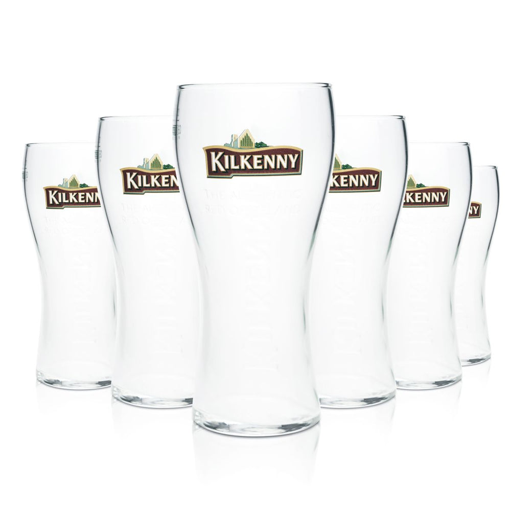 6 bicchieri da birra Kilkenny 0,5 l bicchieri da pinta bicchieri a calice coppa birra irlandese Guinness
