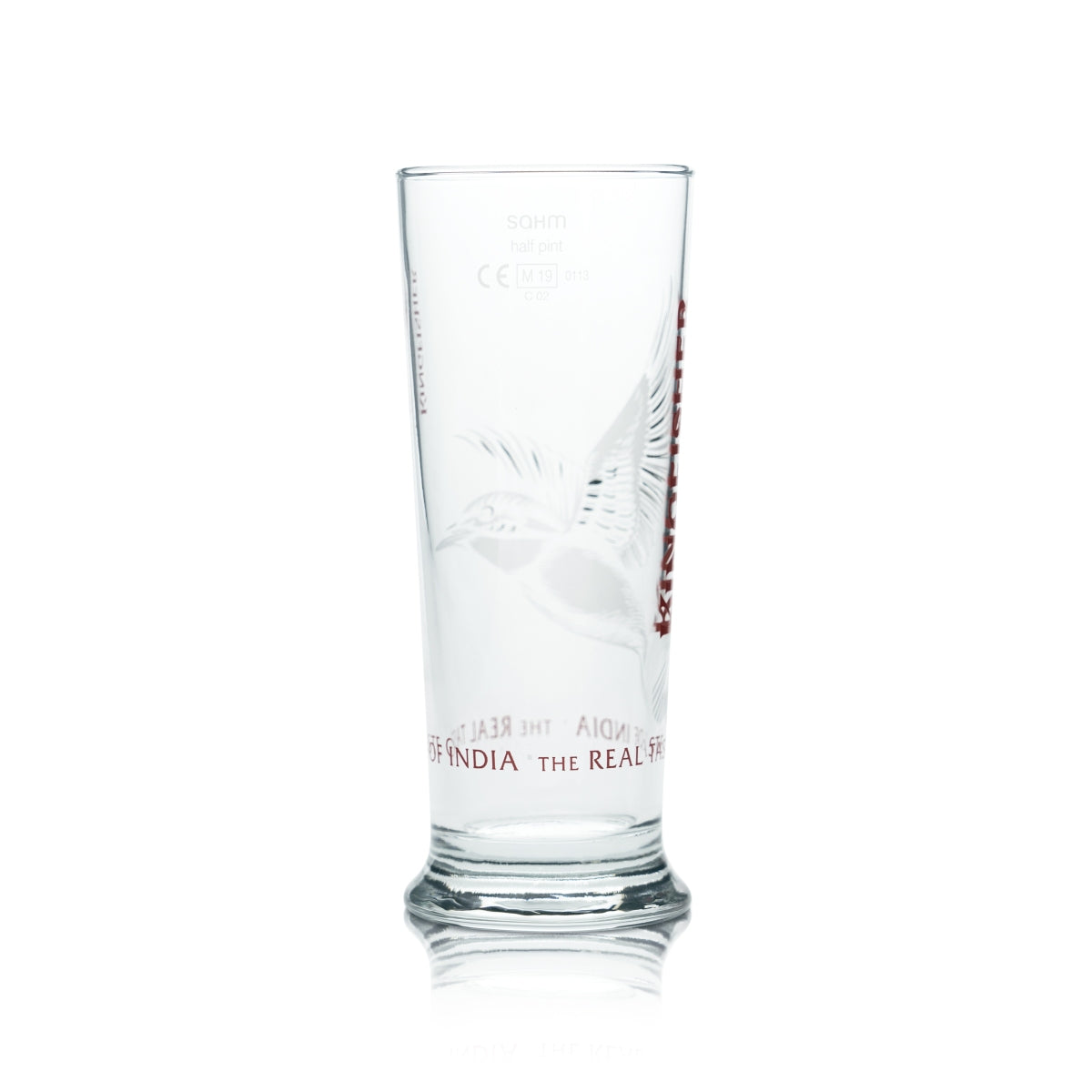 6 bicchieri da birra Kingfisher Half Pint 0,25 l, forma a tulipano, India Beer IPA – Vista 3