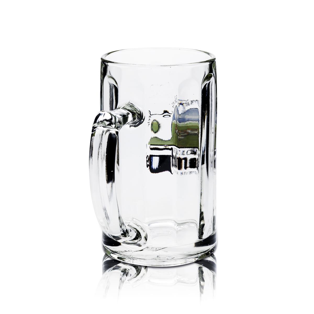 6 bicchieri da birra del monastero di Andechs da 0,3 l con iscrizione "Glückauf" – Vista 3