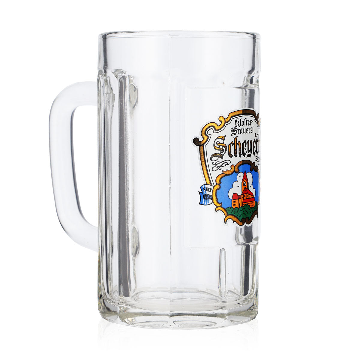 6 bicchieri da birra del monastero di Scheyern, boccale da birra da 0,25 l, boccale da birra Rastal Glückauf – Vista 3