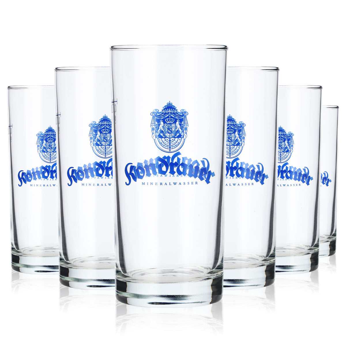 6 bicchieri Kondrauer Wasser Bicchieri da acqua 0,2 l Tazza Ruhr Cristal – Vista 6