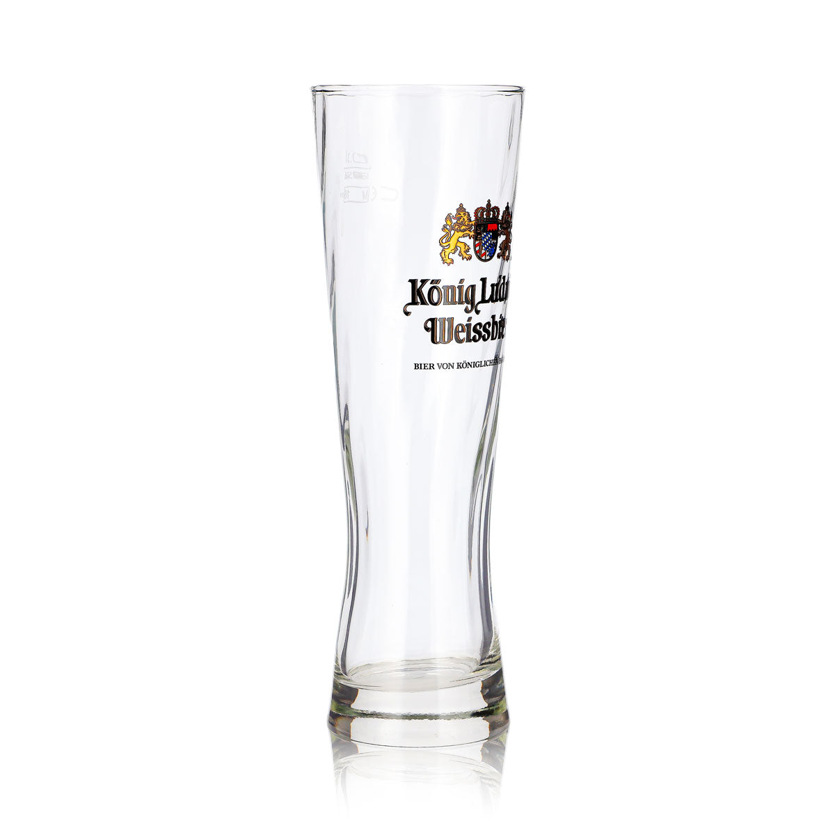 6 bicchieri da birra “Re Ludovico” da 0,3 l, modello a coppa, per birra di frumento di Sua Altezza Reale (set da 6) – Vista 4