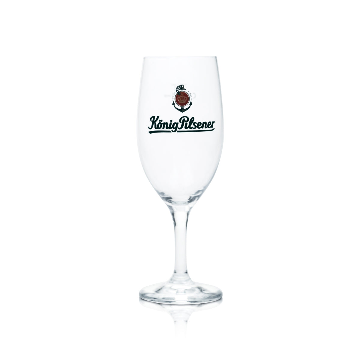 6 bicchieri da birra König Pilsener 0,3 l, forma a tulipano, calibrati, per uso gastronomico, birrificio Pils – Vista 2