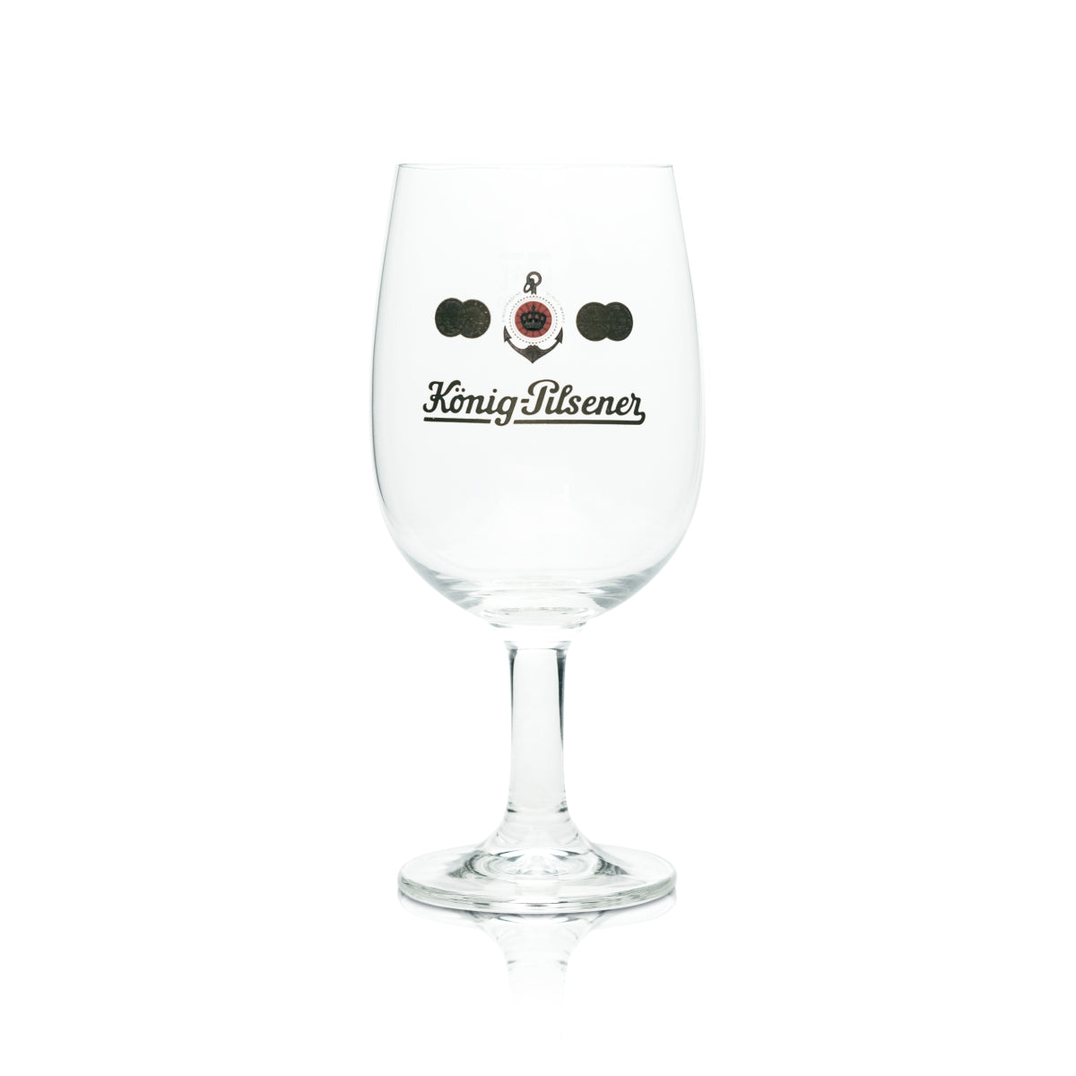 6 bicchieri da birra König Pilsener 0,4 l, forma tulipano, birrificio, coppa da birra, bicchiere con stelo, bar – Vista 2