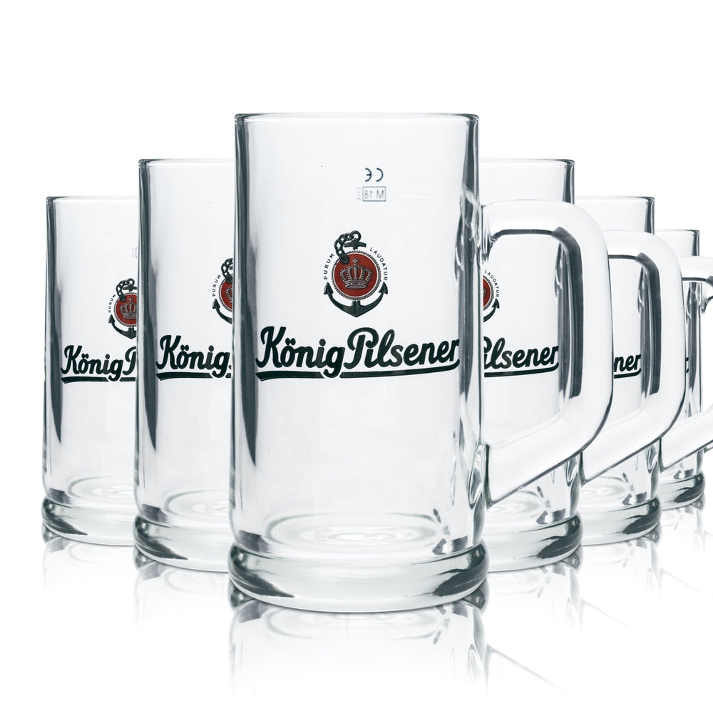 6 bicchieri da birra König Pilsener 0,5 l boccale Humpen Seidel Birrificio Gastro Beer