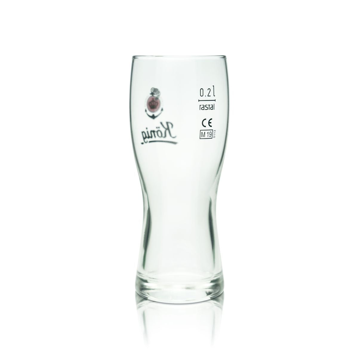 6 bicchieri da birra König Pilsener 0,2 l, bicchieri da birra Pils, set di bicchieri Curve Cup, birrificio – Vista 3