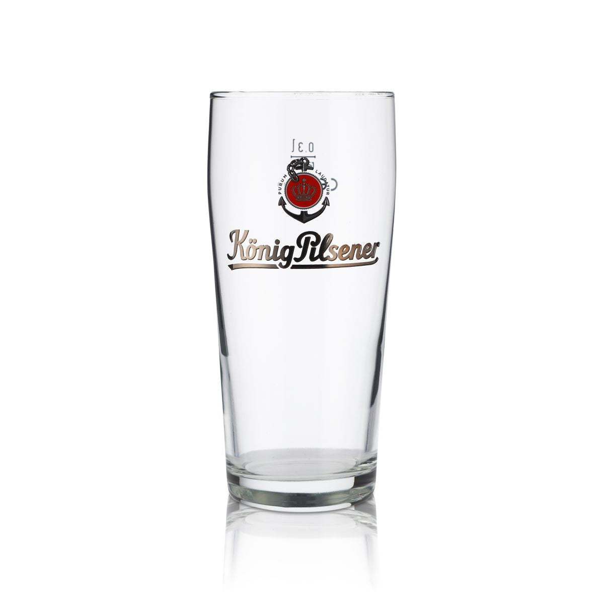 6 bicchieri da birra König Pilsener 0,3 l Willi Becher Pokal Set di bicchieri Birrificio Gastronomia – Vista 2