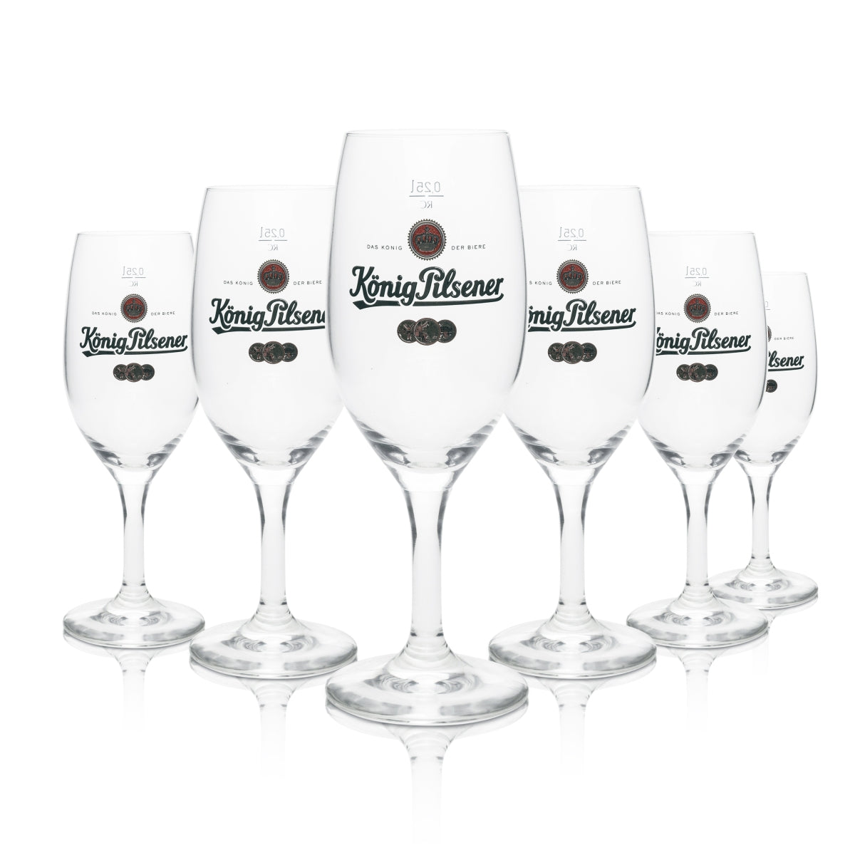 6 bicchieri da birra König Pilsner 0,25 l Ritzenhoff Cristal