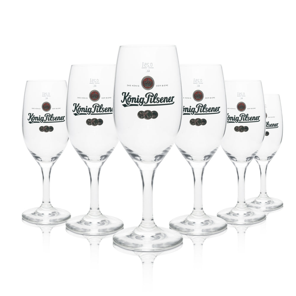 6 bicchieri da birra König Pilsner 0,25 l Ritzenhoff Cristal
