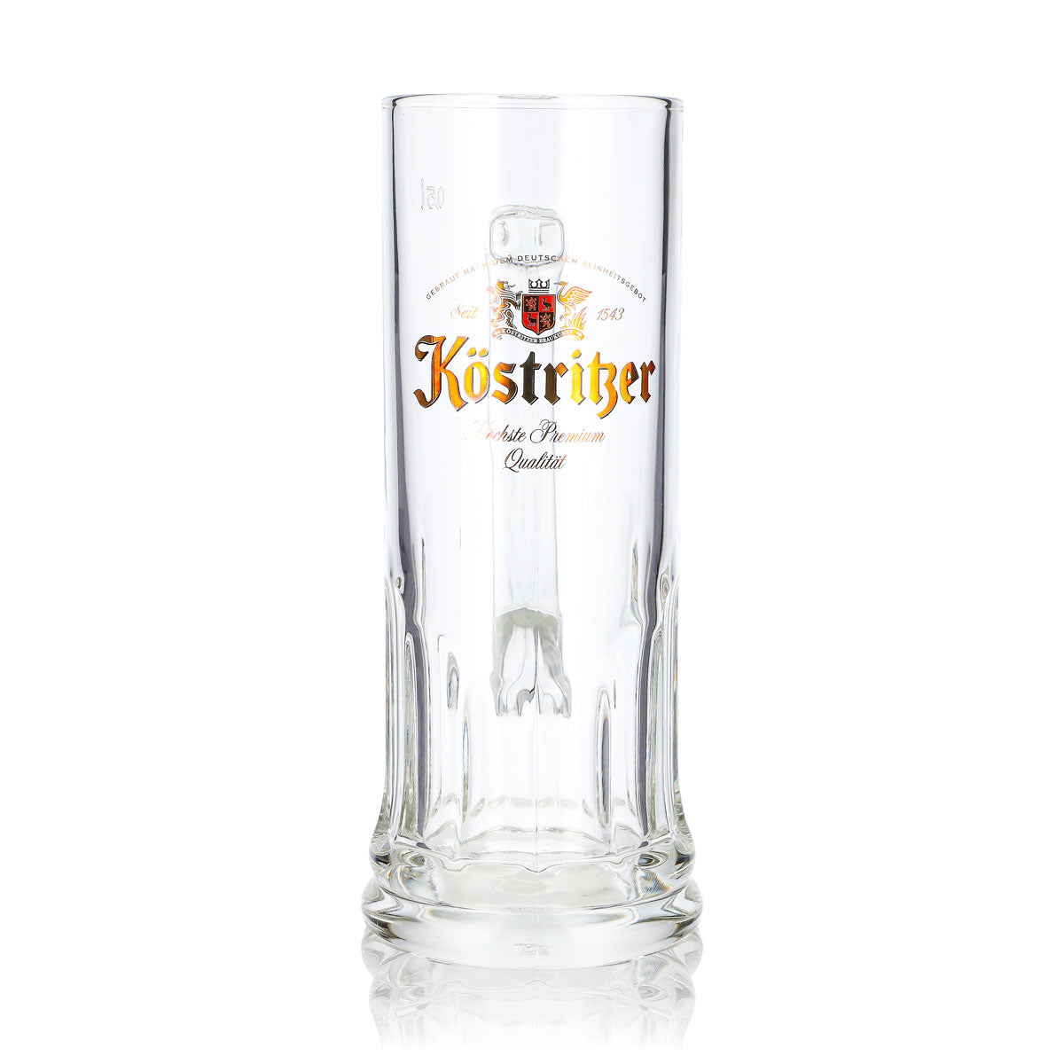6 bicchieri da birra Köstritzer, modello dritto con motivo in rilievo, 0,5 l, Rastal (set da 6) – Vista 2