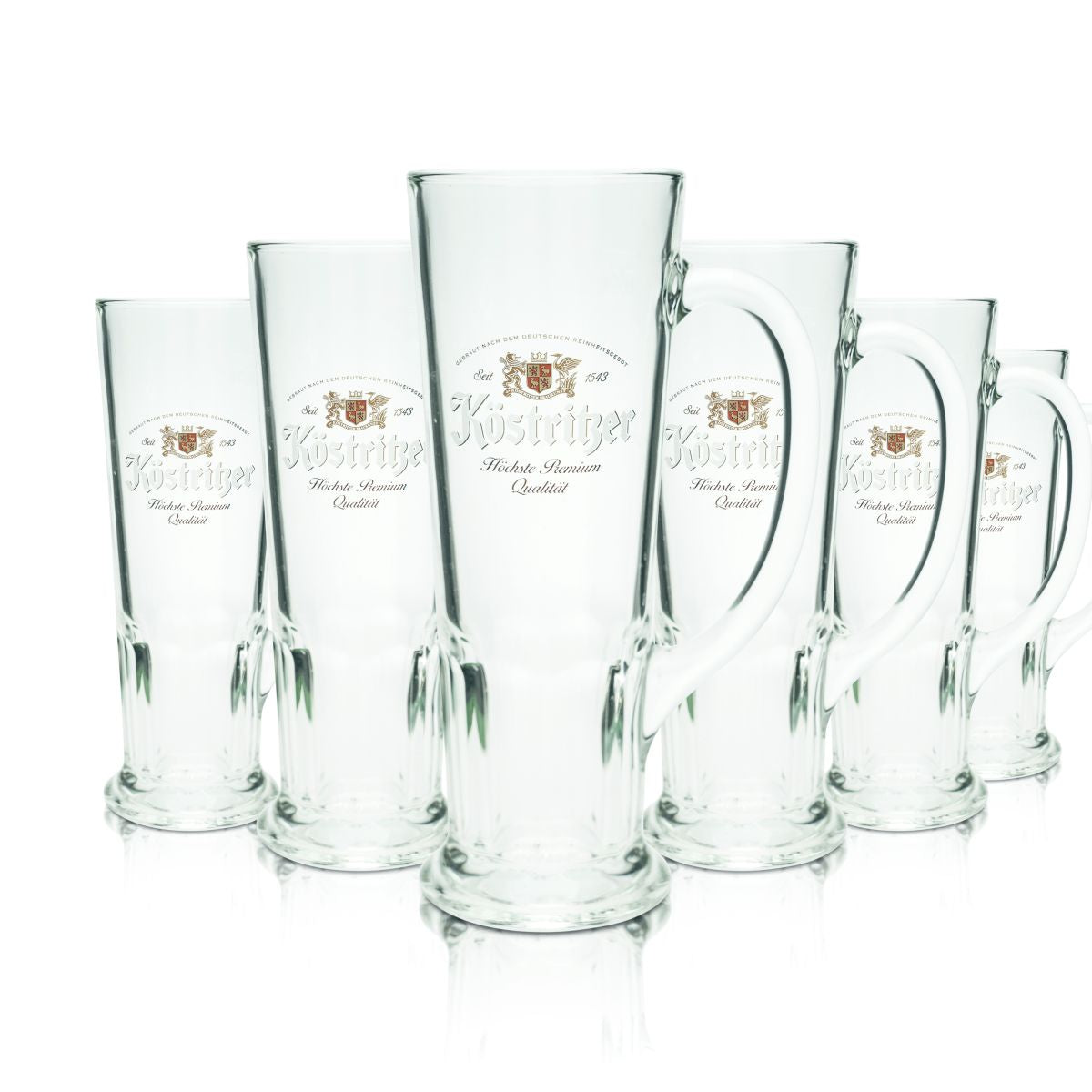 6 bicchieri da birra Köstritzer 0,4 l boccale Tankard Seidel set Premium Birrificio