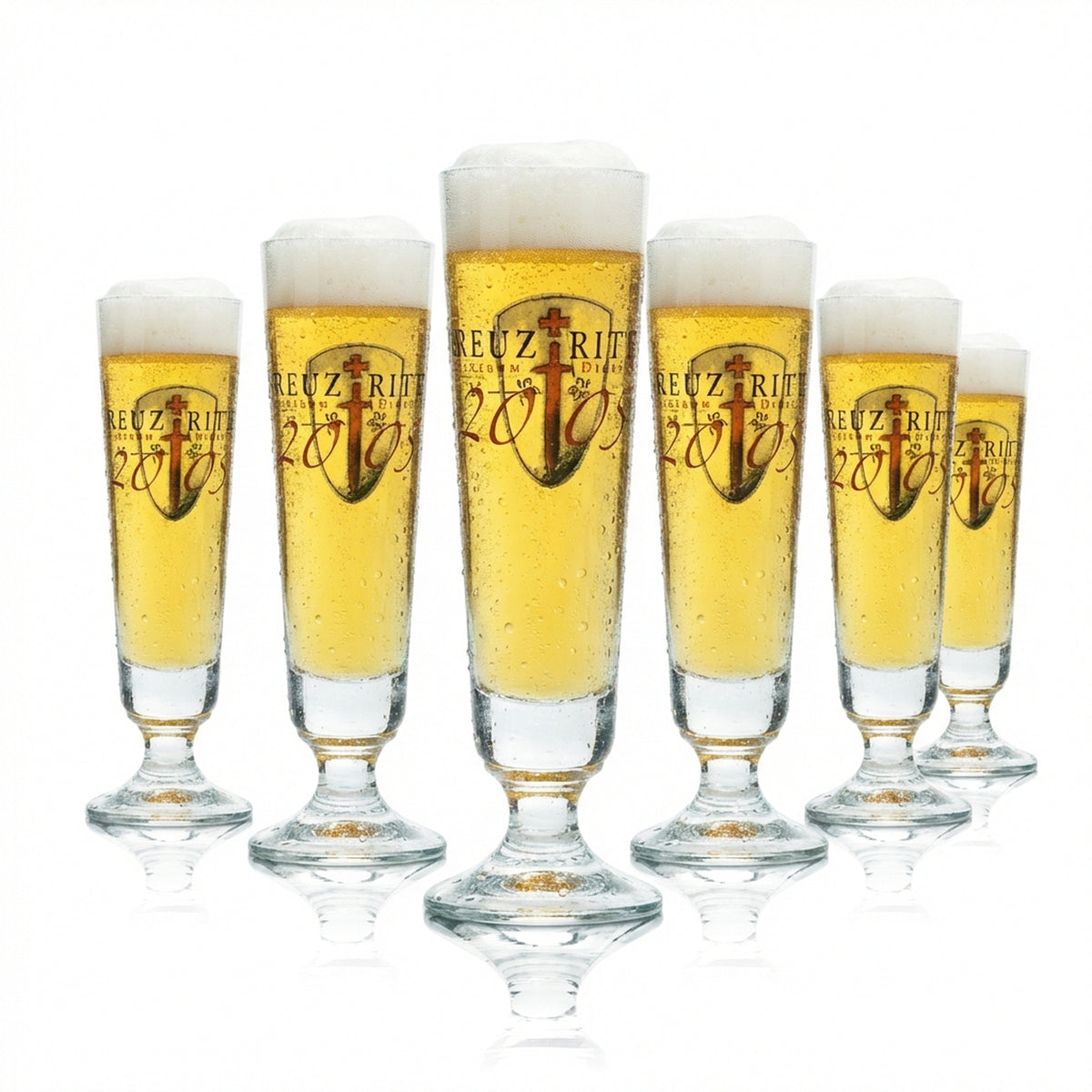 6x Crociato Elixirum Digestivum Bicchierino da liquore 2 cl Stamper Bicchierini da shot