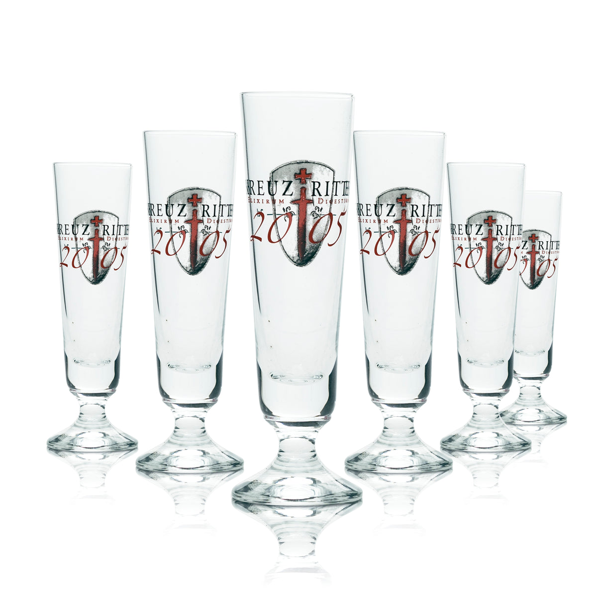 6x Crociato Elixirum Digestivum Bicchierino da liquore 2 cl Stamper Bicchierini da shot – Vista 4